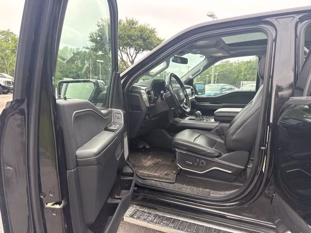 2023 Antimatter Blue Metallic Ford F-150 LARIAT Crew Cab Pickup 4X4 Truck