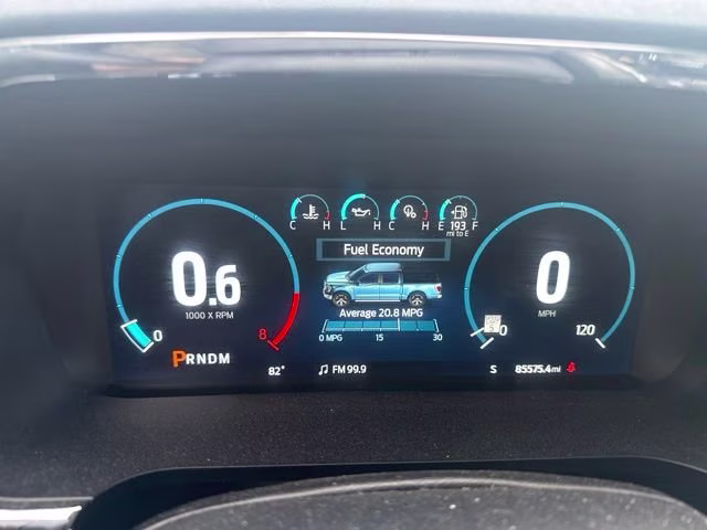 2023 Antimatter Blue Metallic Ford F-150 LARIAT Crew Cab Pickup 4X4 Truck