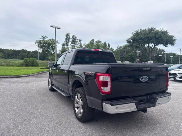 2023 Antimatter Blue Metallic Ford F-150 LARIAT Crew Cab Pickup 4X4 Truck