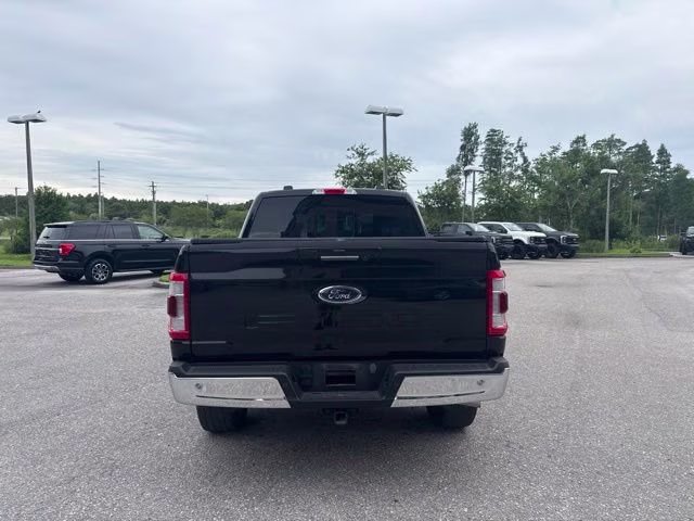 2023 Antimatter Blue Metallic Ford F-150 LARIAT Crew Cab Pickup 4X4 Truck
