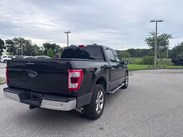 2023 Antimatter Blue Metallic Ford F-150 LARIAT Crew Cab Pickup 4X4 Truck