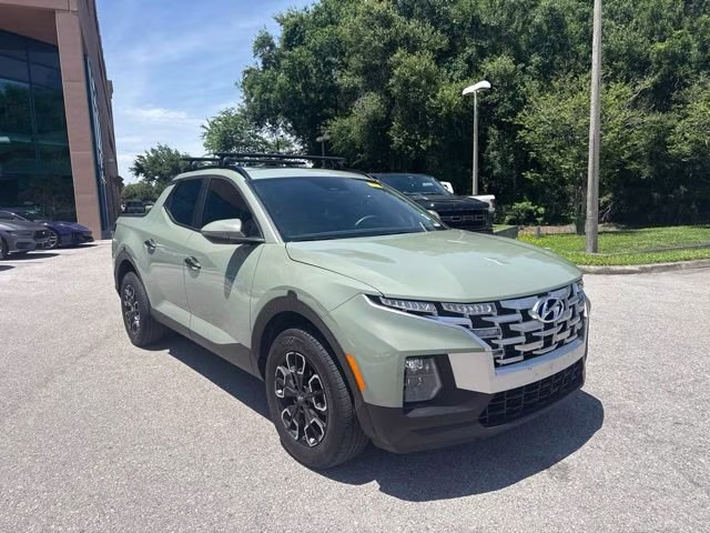 2024 Sage Gray Hyundai Santa Cruz SEL Crew Cab Pickup AWD Truck