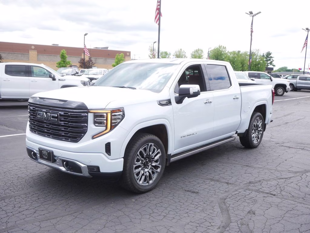 2026 Glacier White Tricoat GMC Sierra 1500 Denali Ultimate 4X4 Truck