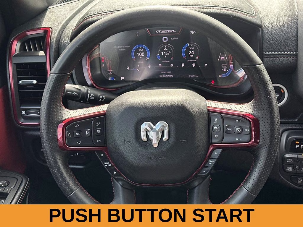 2025 Delmonico Red Pearlcoat Ram 1500 Rebel 4X4 Truck