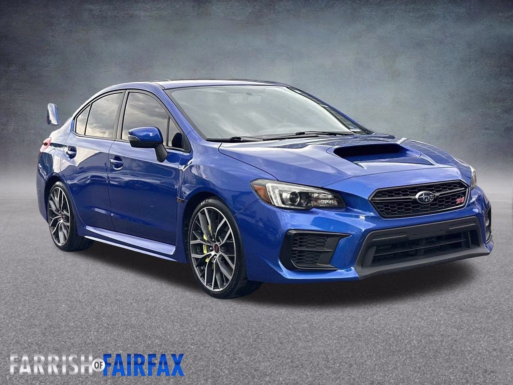 2020 WR Blue Pearl Subaru WRX STi Limited AWD Sedan