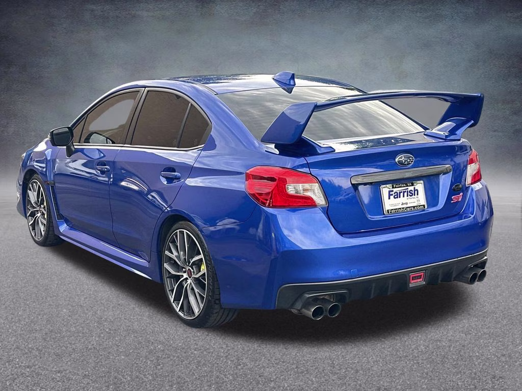 2020 WR Blue Pearl Subaru WRX STi Limited AWD Sedan