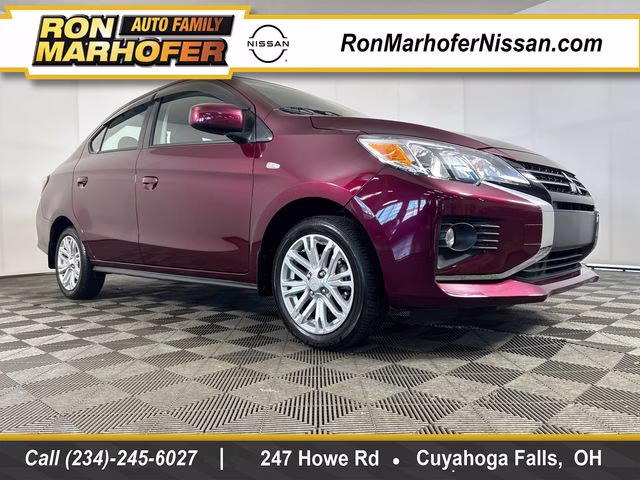 2022 Wine Red Mitsubishi Mirage G4 LE FWD Sedan
