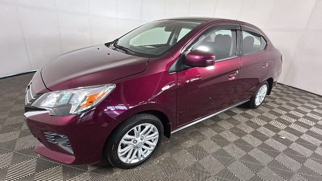 2022 Wine Red Mitsubishi Mirage G4 LE FWD Sedan