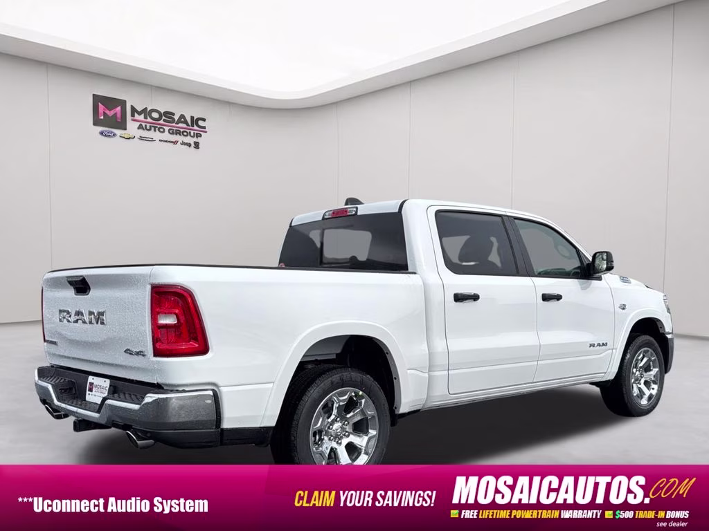 2026 Bright White Clearcoat Ram 1500 Big Horn 4X4 Truck