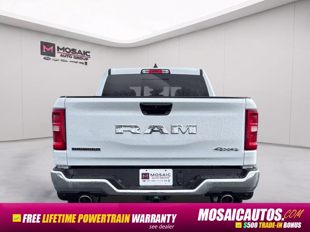 2026 Bright White Clearcoat Ram 1500 Big Horn 4X4 Truck