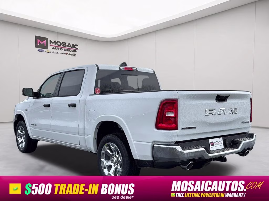 2026 Bright White Clearcoat Ram 1500 Big Horn 4X4 Truck