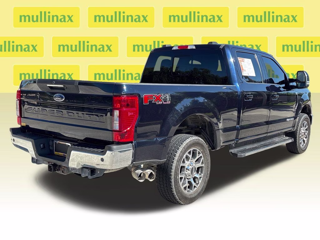 2021 Blue Metallic Ford Super Duty F-250 SRW Lariat 4X4 Truck