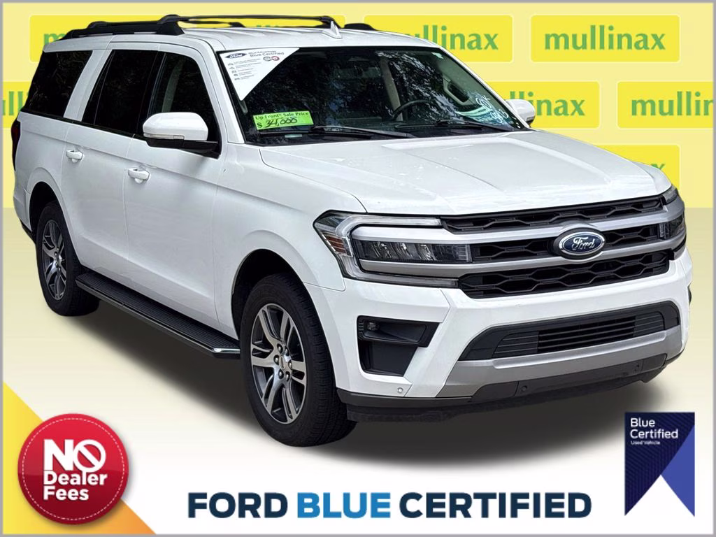 2022 White Metallic Ford Expedition Max XLT RWD SUV
