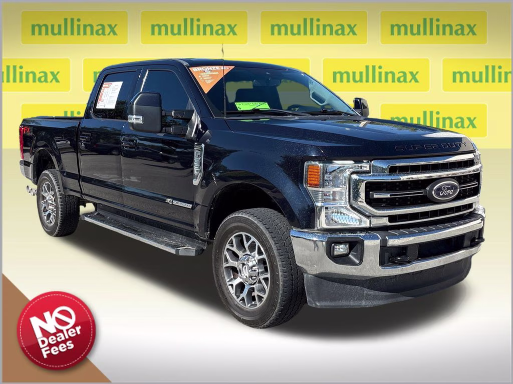 2021 Blue Metallic Ford Super Duty F-250 SRW Lariat 4X4 Truck