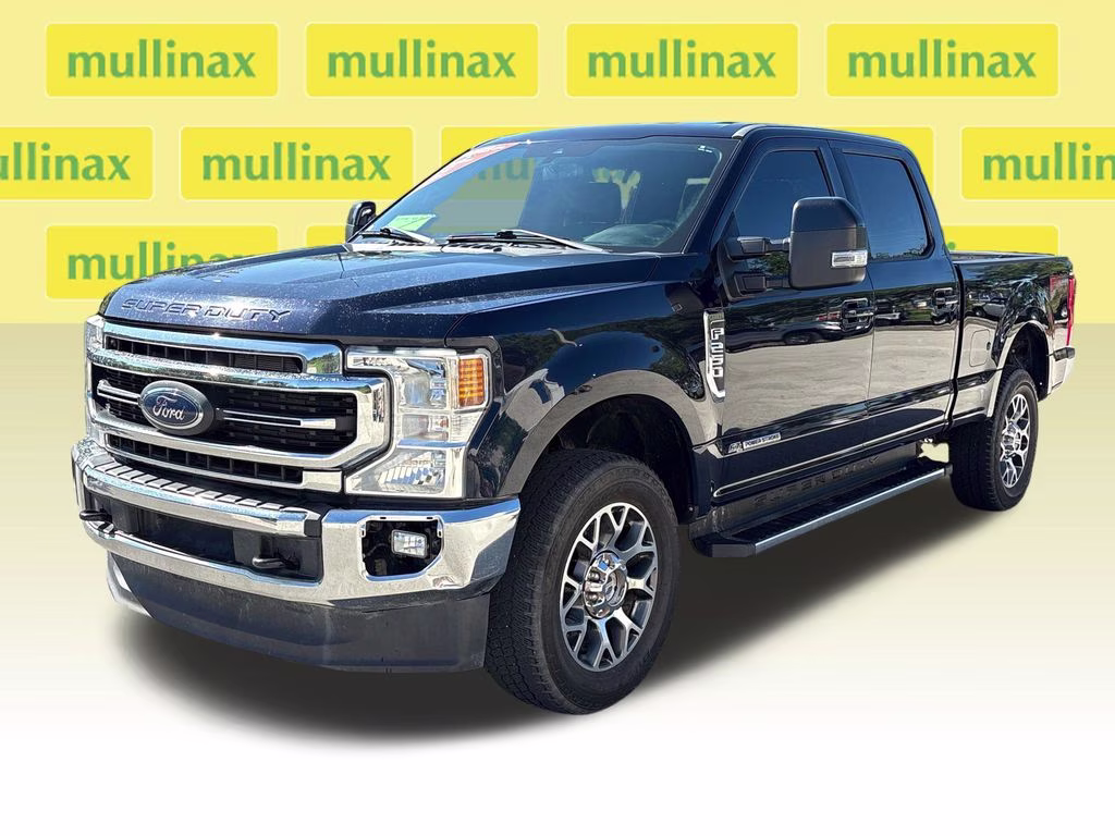 2021 Blue Metallic Ford Super Duty F-250 SRW Lariat 4X4 Truck