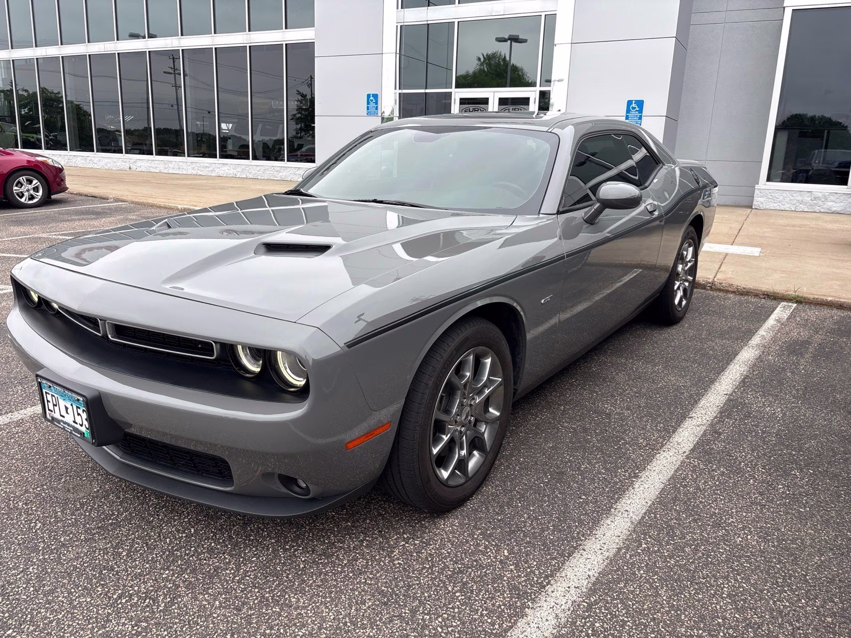 2017 Destroyer Gray Clearcoat Dodge Challenger GT AWD Coupe