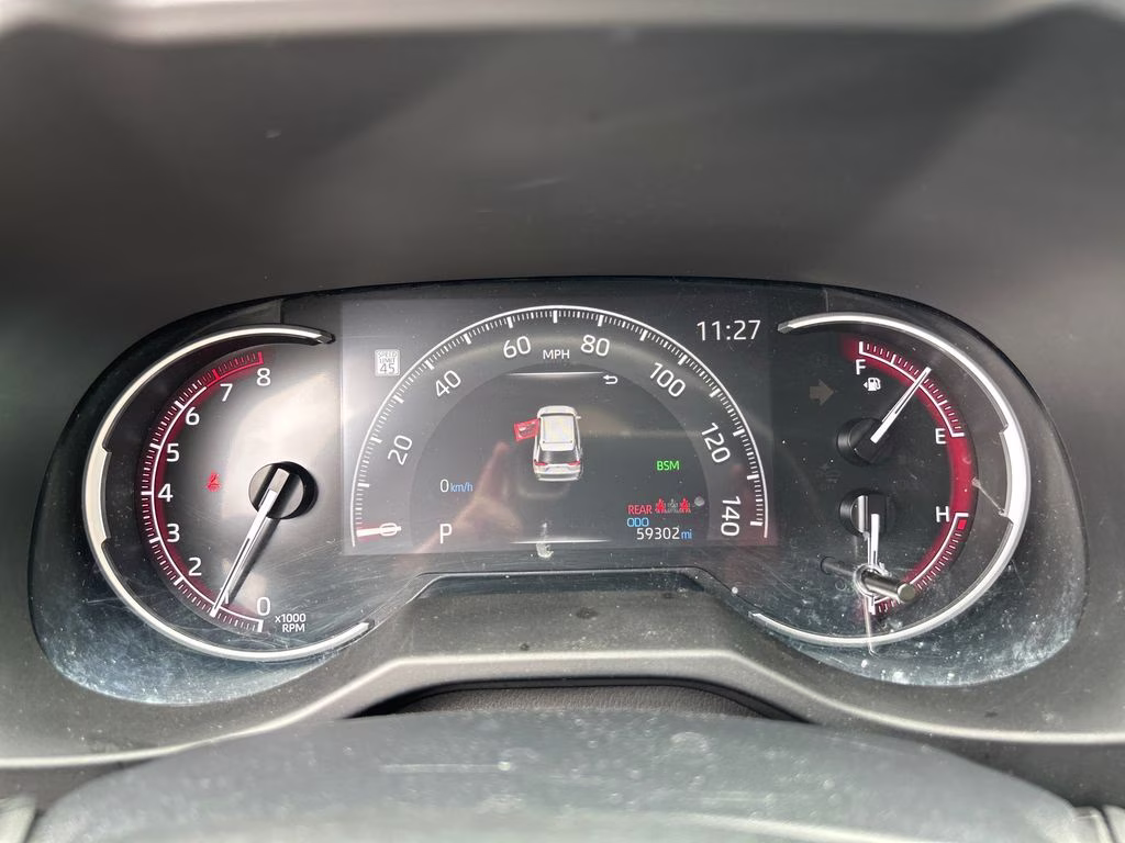 2024 Magnetic Gray Metallic/Ice Edge Toyota RAV4 XLE FWD SUV
