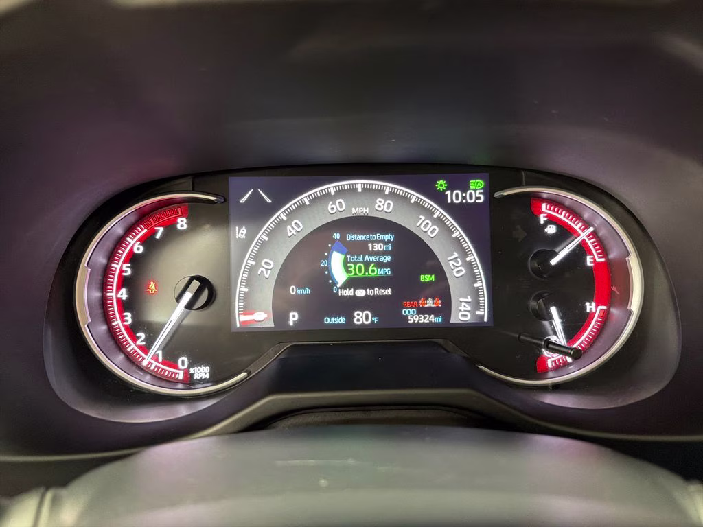 2024 Magnetic Gray Metallic/Ice Edge Toyota RAV4 XLE FWD SUV