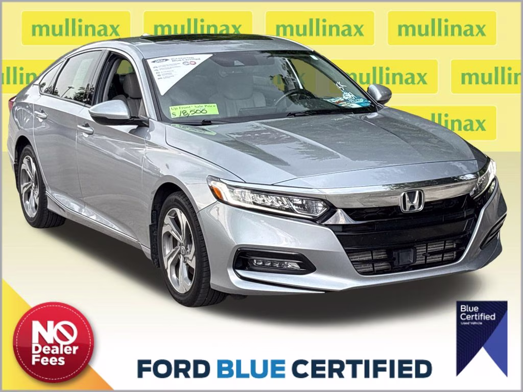 2018 Lunar Silver Metallic Honda Accord EX-L FWD Sedan
