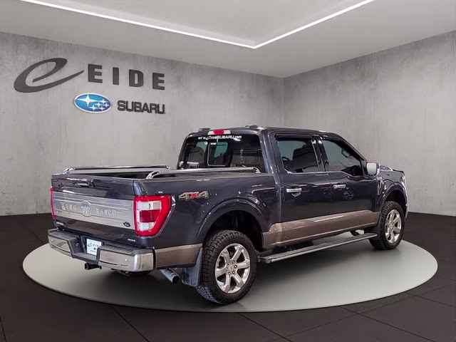 2021 Smoked Quartz Metallic Tinted Clearcoat Ford F-150 King Ranch 4X4 Truck