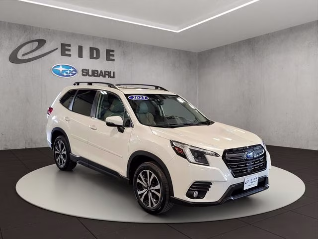2023 Crystal White Pearl Subaru Forester Limited AWD SUV
