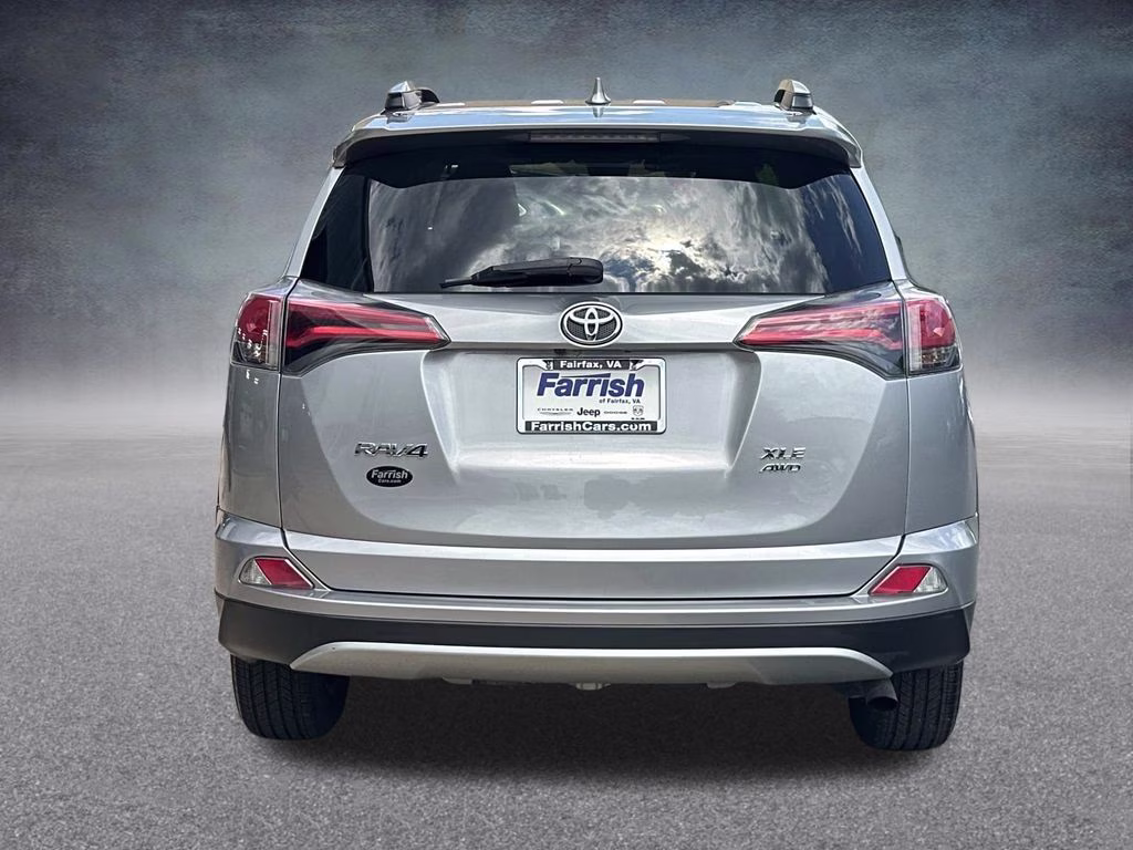 2017 Silver Sky Metallic Toyota RAV4 XLE AWD SUV