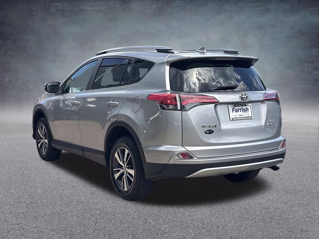2017 Silver Sky Metallic Toyota RAV4 XLE AWD SUV