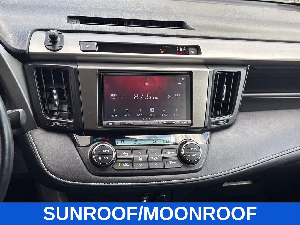 2017 Silver Sky Metallic Toyota RAV4 XLE AWD SUV