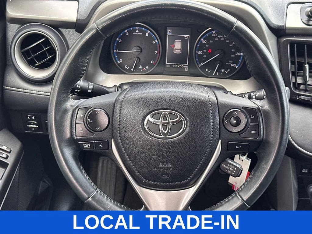 2017 Silver Sky Metallic Toyota RAV4 XLE AWD SUV
