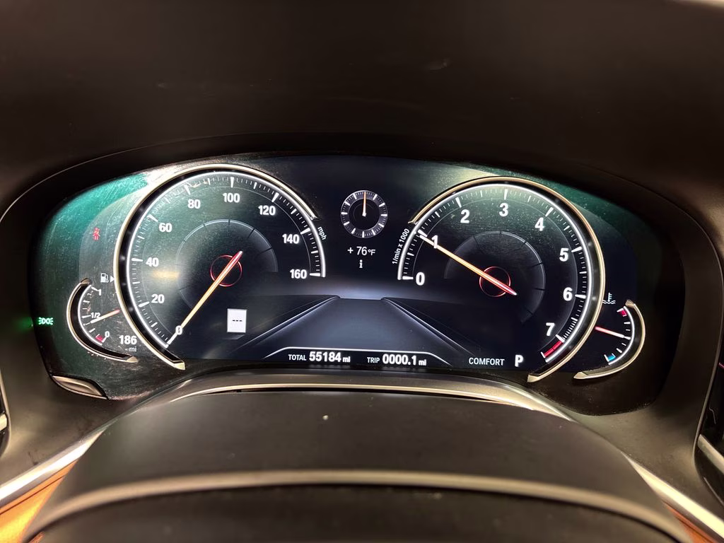 2018 Carbon Black Metallic BMW 7 Series 740i xDrive AWD Sedan