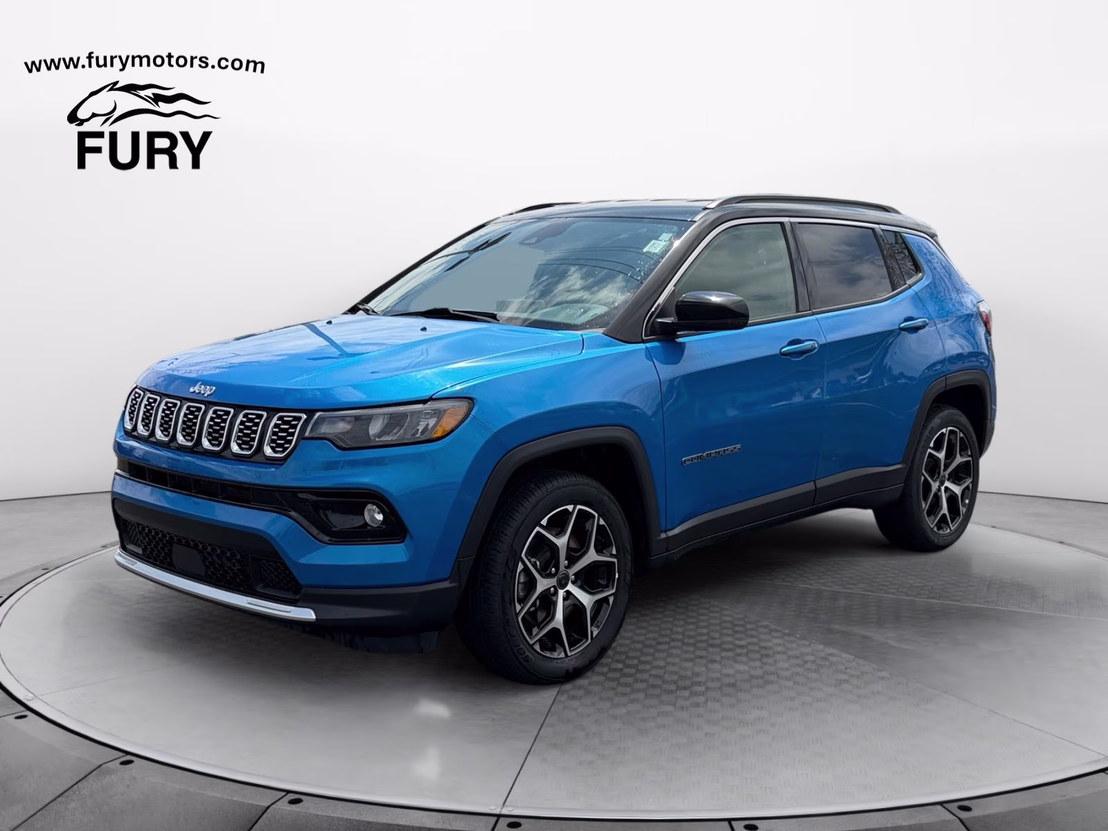 2025 Hydro Blue Pearlcoat Jeep Compass Limited 4X4 SUV