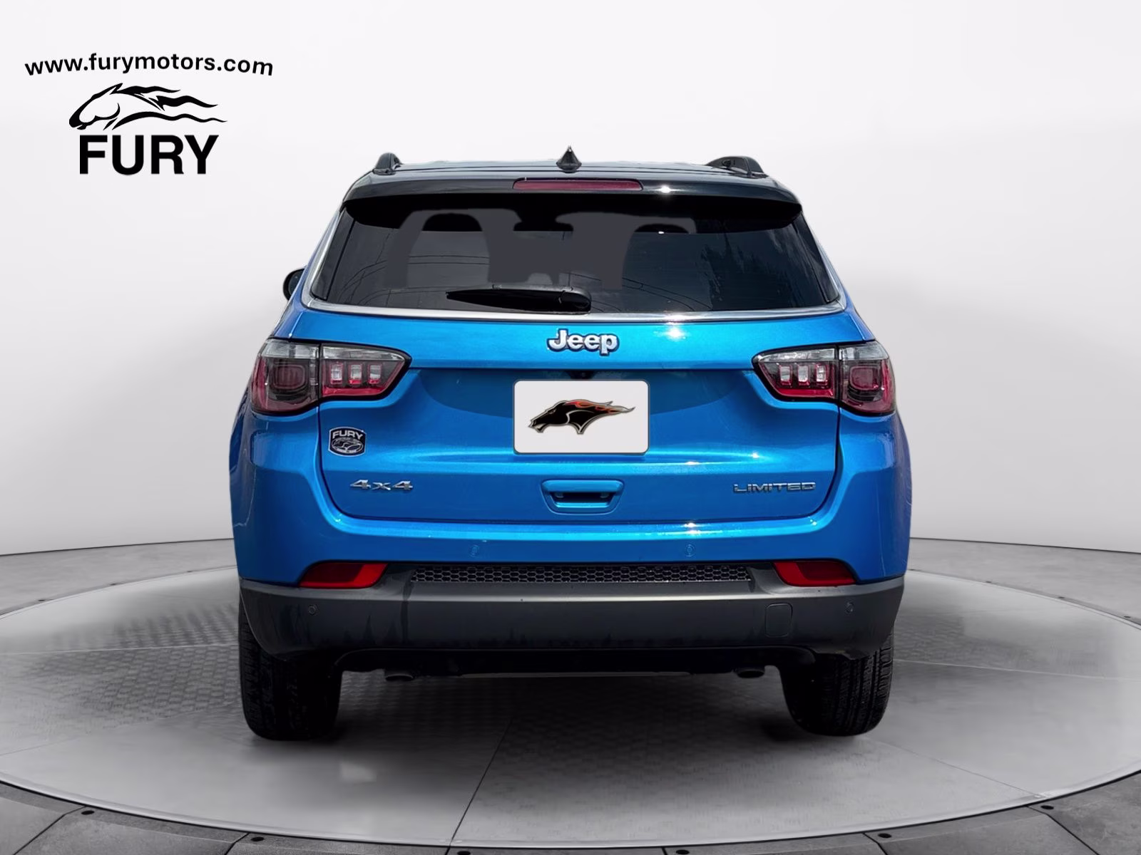2025 Hydro Blue Pearlcoat Jeep Compass Limited 4X4 SUV