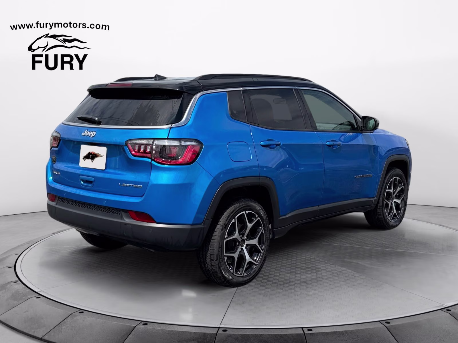 2025 Hydro Blue Pearlcoat Jeep Compass Limited 4X4 SUV