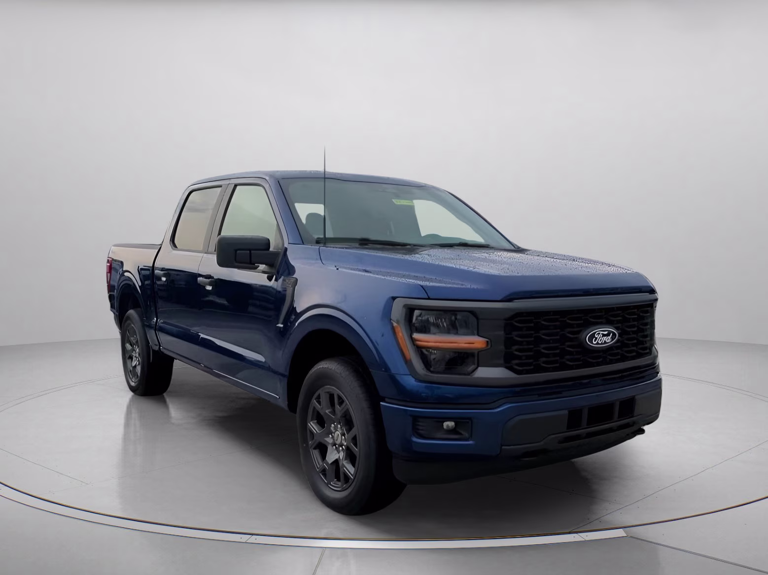 2026 Argon Blue Metallic Ford F-150 STX Crew Cab Pickup 4X4 Truck