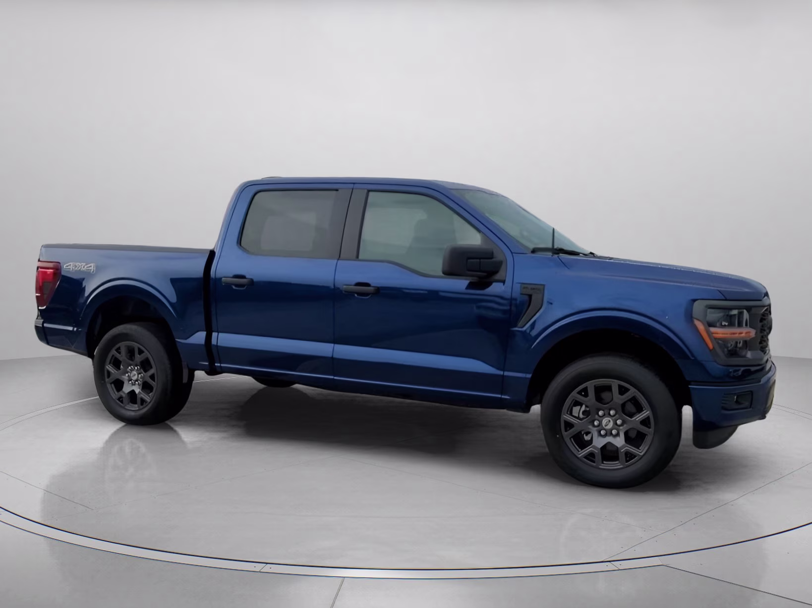 2026 Argon Blue Metallic Ford F-150 STX Crew Cab Pickup 4X4 Truck