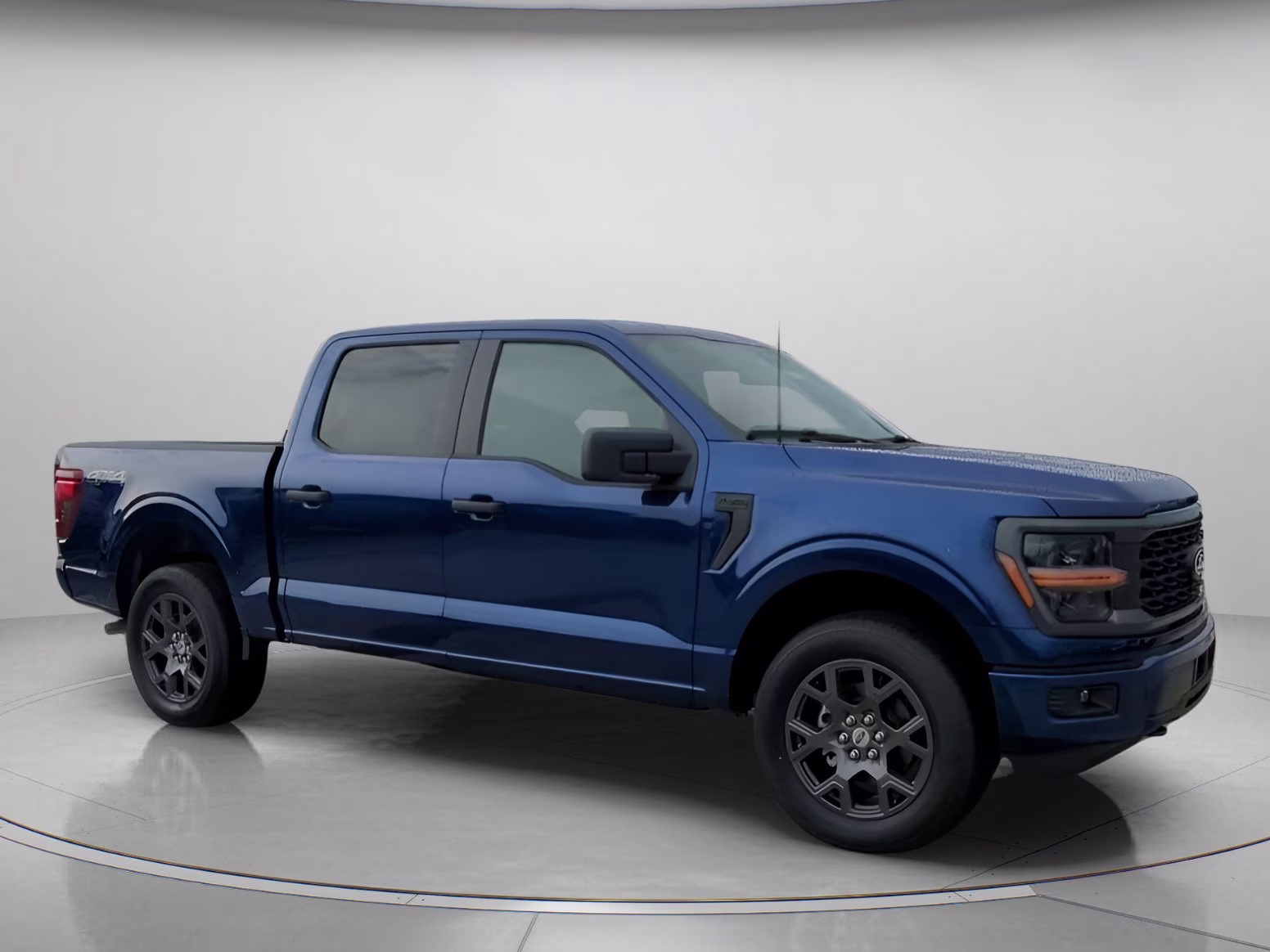 2026 Argon Blue Metallic Ford F-150 STX Crew Cab Pickup 4X4 Truck