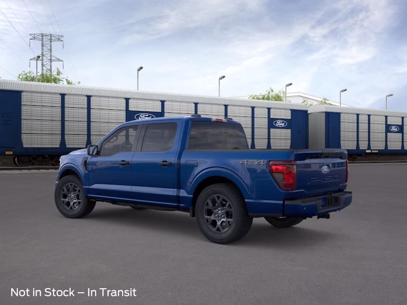 2026 Argon Blue Metallic Ford F-150 STX Crew Cab Pickup 4X4 Truck