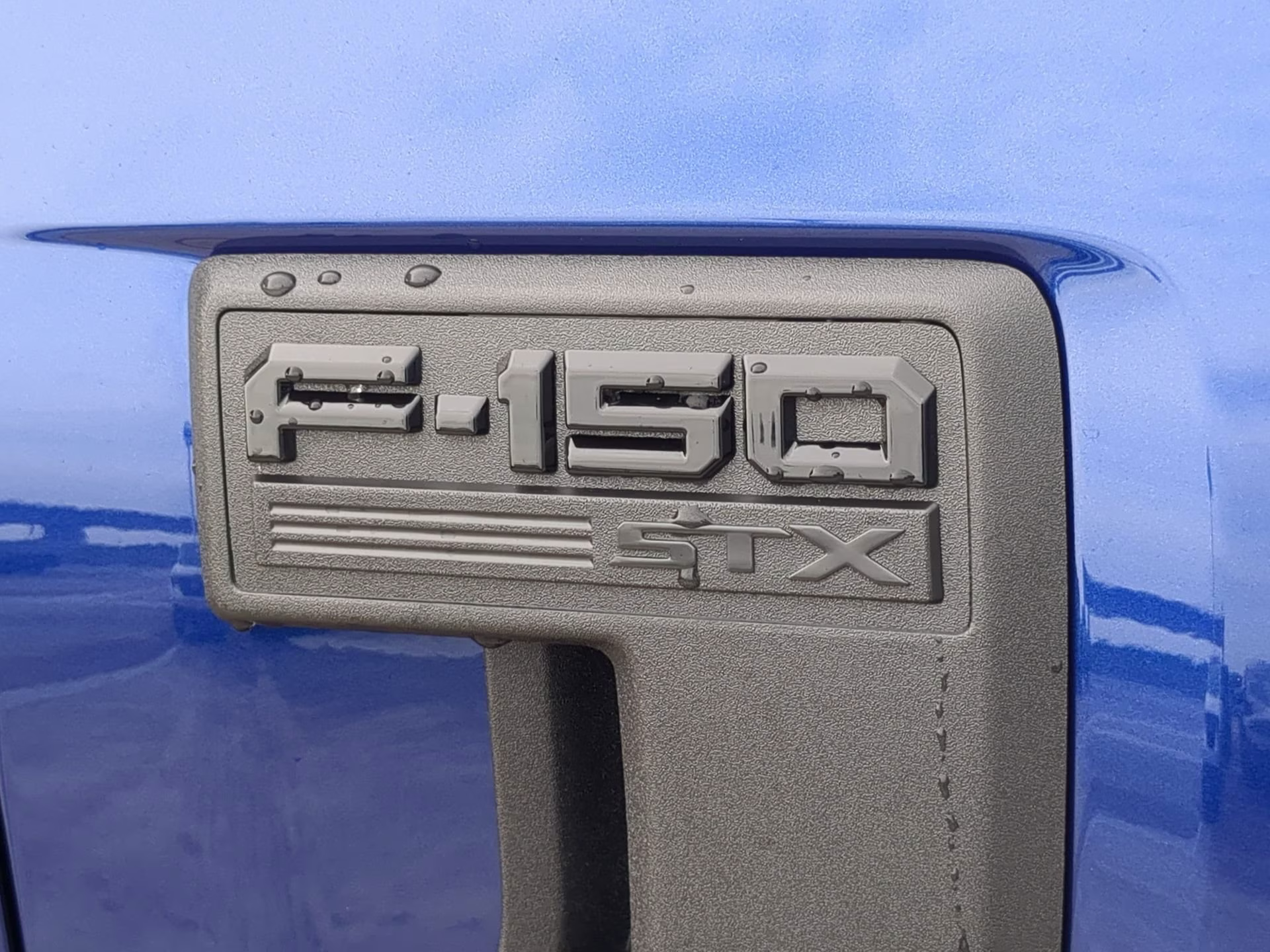 2026 Argon Blue Metallic Ford F-150 STX Crew Cab Pickup 4X4 Truck