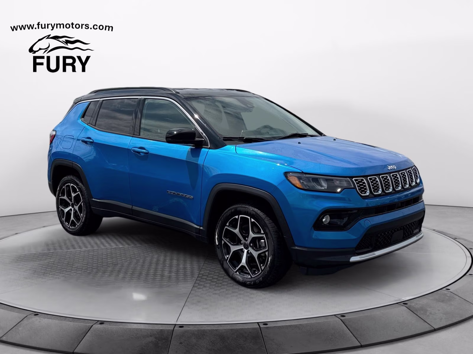 2025 Hydro Blue Pearlcoat Jeep Compass Limited 4X4 SUV