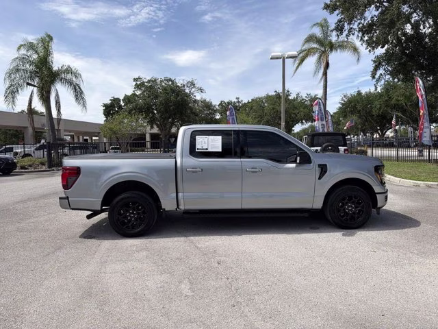 2025 Silver Metallic Ford F-150 XLT RWD Truck