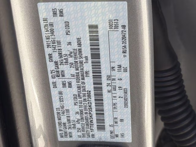 2025 Silver Metallic Ford F-150 XLT RWD Truck