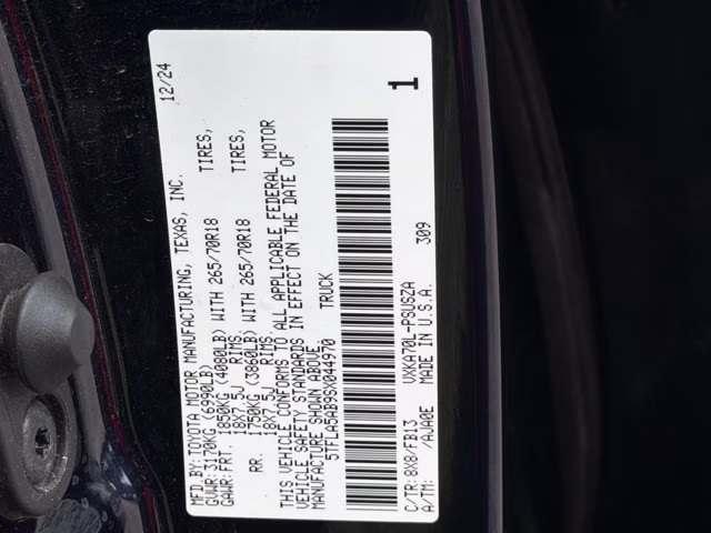 2025 Blueprint Toyota Tundra 2WD SR5 RWD Truck