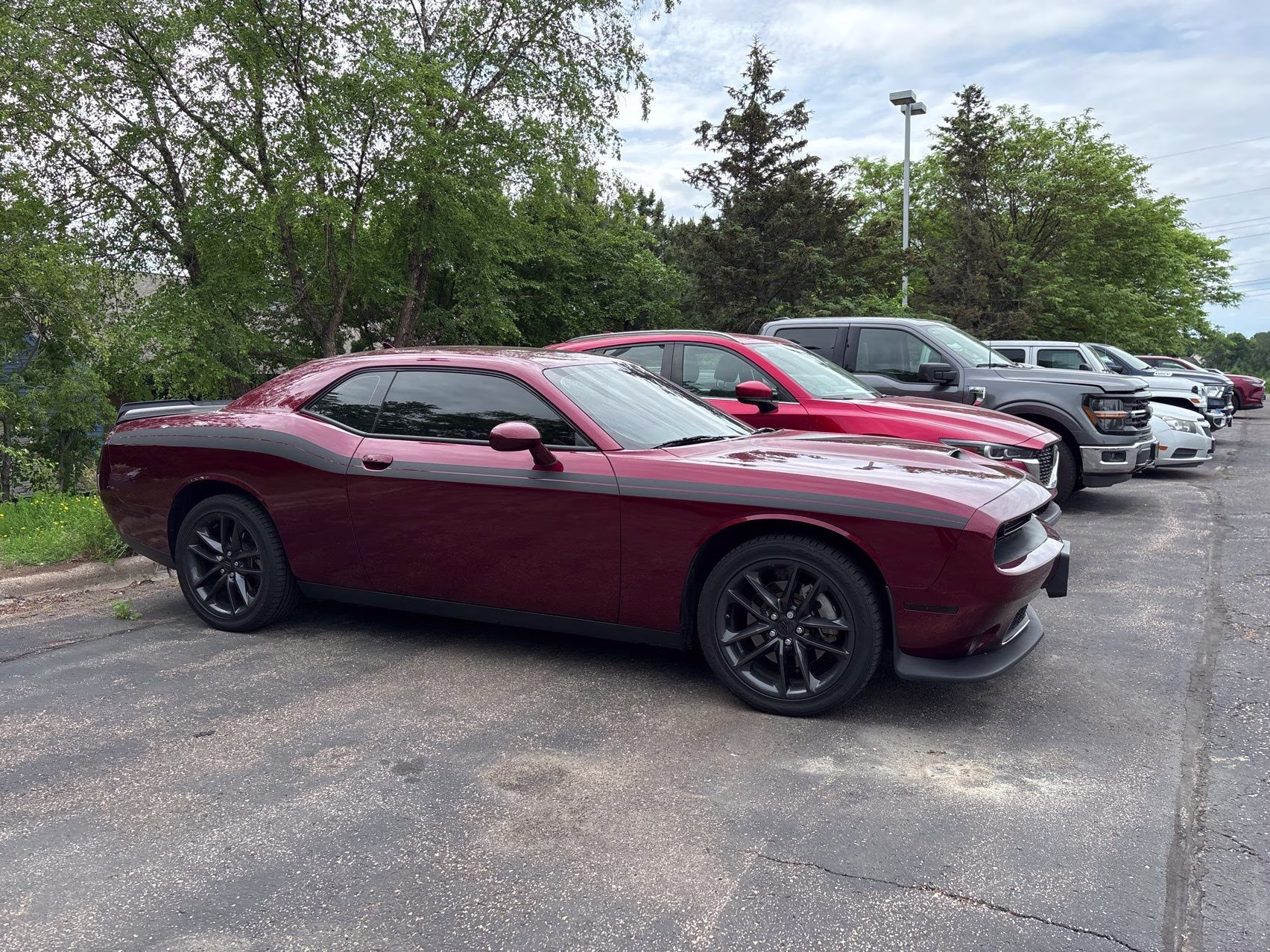 2023 Octane Red Pearlcoat Dodge Challenger GT AWD Coupe