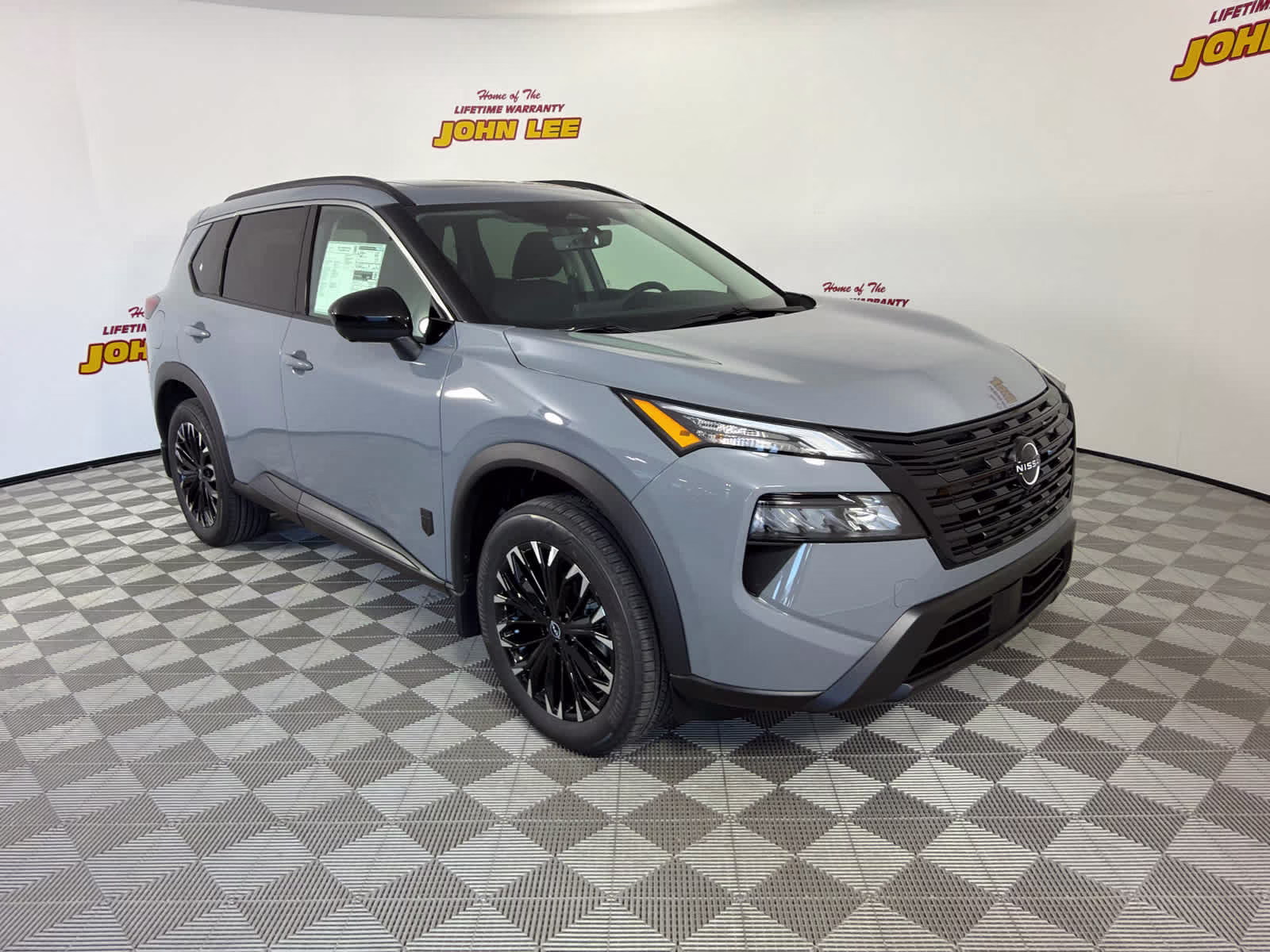 2026 Boulder Gray Pearl Nissan Rogue Dark Armor FWD SUV