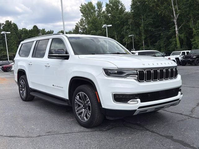 2024 Bright White Clearcoat Jeep Wagoneer Series II L RWD SUV