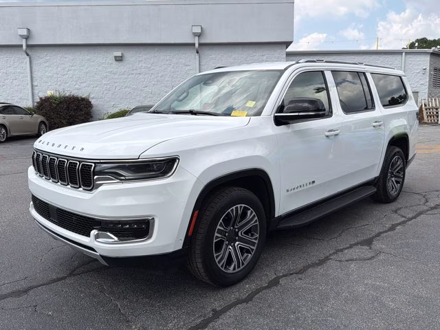 2024 Bright White Clearcoat Jeep Wagoneer Series II L RWD SUV