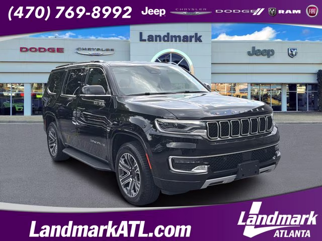 2024 Diamond Black Crystal Pearlcoat Jeep Wagoneer Series II RWD SUV