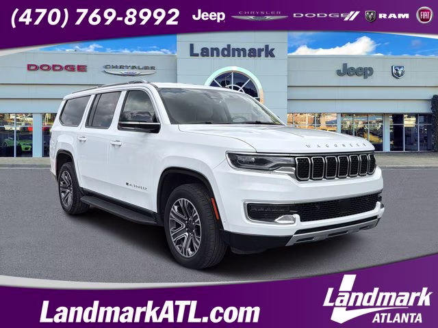 2024 Bright White Clearcoat Jeep Wagoneer Series II L RWD SUV