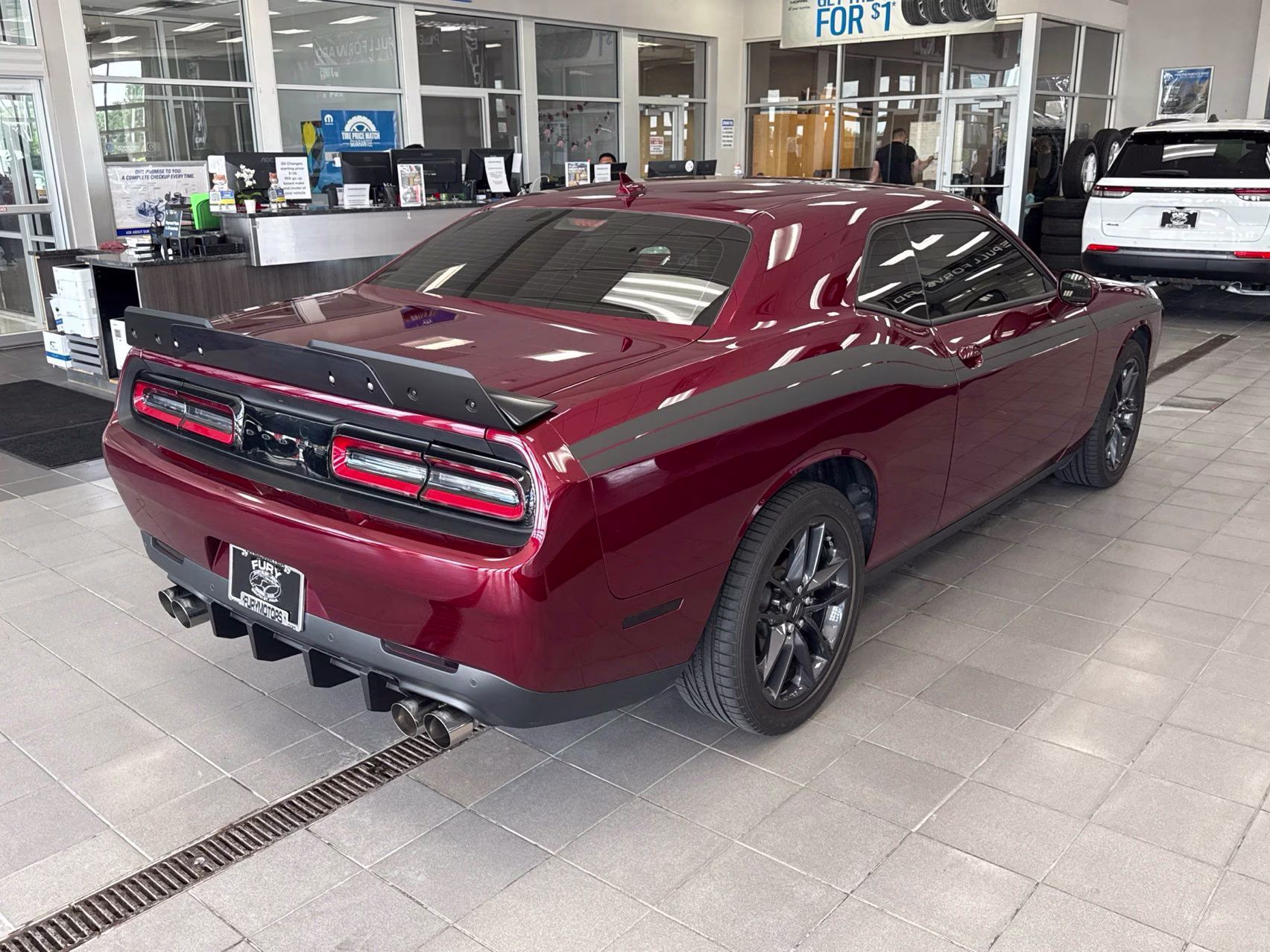 2023 Octane Red Pearlcoat Dodge Challenger GT AWD Coupe