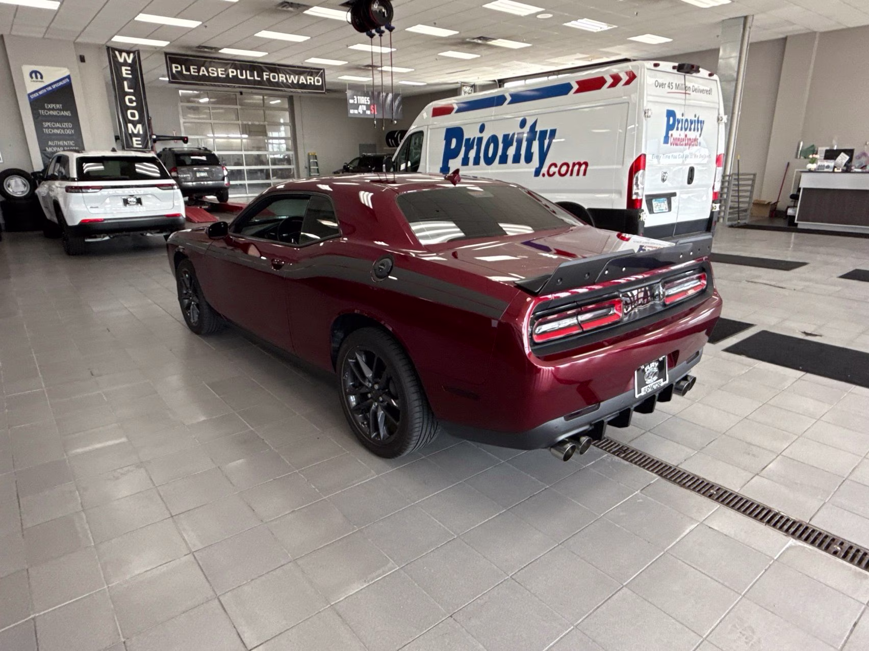 2023 Octane Red Pearlcoat Dodge Challenger GT AWD Coupe